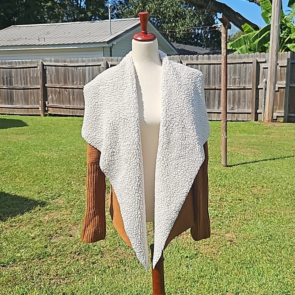 Outback Sherpa Sweater Cardigan